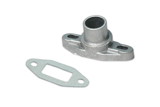 022066b Collettore ø 15,5x19 Inclinato Con Interasse 41-47 Per Carburatori Sha 15 / 15 C Malossi
